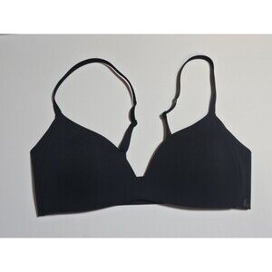 LuLulemon Sport Bra 32B Take Shape Push Up No Wire Strappy Back Black